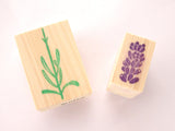 Lavender rubber stamp, Flower invitation stamp, Wedding stationery, Japanese rubber stamps