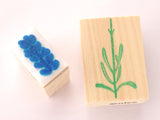 Lavender rubber stamp, Flower invitation stamp, Wedding stationery, Japanese rubber stamps