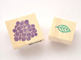 Hydrangea stamp, Flower invitation, Handmade stamp, Japanese rubber stamps