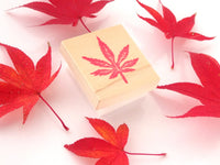 Japanese maple stamp, Japanese rubber stamp, Japanese wedding, Autumn decoration