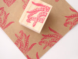 Octopus tentacles stamp,  Unique rubber stamp, Card decoration unique, Japanese rubber stamps