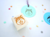 Japanese Shiba inu rubber stamp, Shiba dog rubber stamp, Japanese stationery, Animal lover, Cute rubber stamp