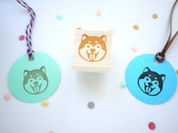 Japanese Shiba inu rubber stamp, Shiba dog rubber stamp, Japanese stationery, Animal lover, Cute rubber stamp