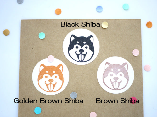 Shiba inu stickers set of 48