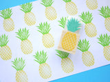 Pineapple rubber stamp, Pineapple decor, Summer invitation, Japanese rubber stamps, Unique rubber stamp