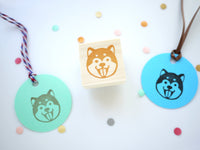 Japanese Shiba inu rubber stamp, Shiba dog rubber stamp, Japanese stationery, Animal lover, Cute rubber stamp