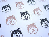 Shiba inu stickers set of 48