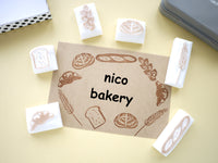 Bread decoration hobonichi stamps