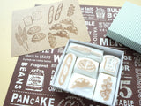 Bread decoration hobonichi stamps