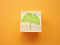 Ginkgo leaf rubber stamp, Autumn leaf stamp, Japanese rubber stamps, Wedding tree stamp