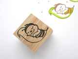 Bee stamp for your baby shower invitations, Bee rubber stamp, Cute rubber stamp, Japanese rubber stamp