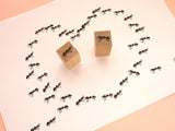 Ants rubber stamps, Unique stationery, Japanese rubber stamps, Unique rubber stamps