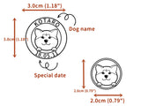 Akita inu lover, Dog custom stamp, Japanese rubber stamp