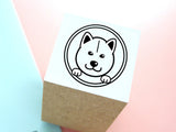 Shiba rubber stamp, Dog lover gift idea, Pet memorial stamp, Personalized dog rubber stamp, Japanese rubber stamps