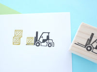 Forklift truck rubber stamp, Shenmue forklift stamp, Shenmue lover, Japanese rubber stamps