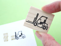 Forklift truck rubber stamp, Shenmue forklift stamp, Shenmue lover, Japanese rubber stamps