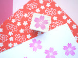 Cherry blossom stamp, Wedding tree decoration stamp, Flower rubber stamp, Sakura stamp