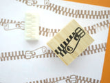 Funny zipper stamps, Unique stationery, Japanese rubber stamps, Hobonichi decoration stamp