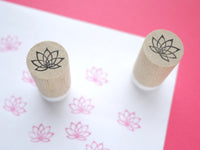 Lotus flower wedding decoration stamp