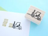 Forklift truck rubber stamp, Shenmue forklift stamp, Shenmue lover, Japanese rubber stamps