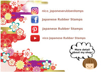 Day of the week, To do list, Rubber stamp set, Hobonichi rubber stamp, Unique rubber stamp, Japanese rubber stamp