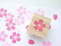 Cherry blossom rubber stamp, Wedding rubber stamp, Flower decoration stamp, Sakura blossom stamp, Japanese rubber stamp