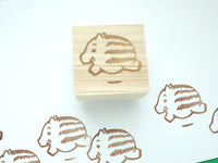 Baby wild boar rubber stamp, Japanese rubber stamps, Animal rubber stamps, Baby rubber stamp