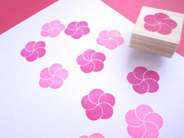 Japanese rubber stamp, Spring decoration Japanese cherry blossom stamp, Japanese wedding