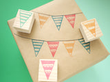 Gift wrapping decoration stamps, Hobonichi geometric