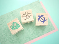 Hawaiian decor handmade stamps, Wedding decoration, Summer wedding