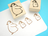 Penguin rubber stamp, Baby penguin, Christmas greetings, Japanese rubber stamps, Cute rubber stamps