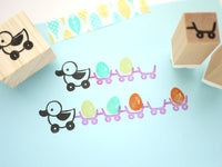 Duck Rubber stamp, Baby shower decoration stamps, Unique rubber stamp, Japanese rubber stamps