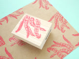 Octopus tentacles stamp,  Unique rubber stamp, Card decoration unique, Japanese rubber stamps