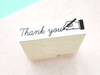 Wedding stamp, Thank you antique sign stamp, Gift wrapping stamp, Unique rubber stamp