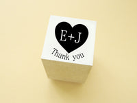 Love heart initial stamp, Personalized stamp wedding, Wedding invitation decoration, Japanese rubber stamps, Initial rubber stamp