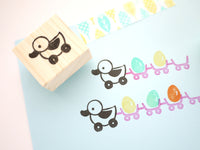 Duck Rubber stamp, Baby shower decoration stamps, Unique rubber stamp, Japanese rubber stamps