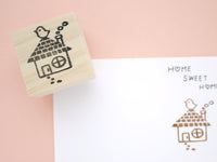 Home sweet home, House rubber stamp, New home rubber stamp, Japanese rubber stamps