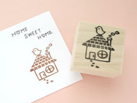 Home sweet home, House rubber stamp, New home rubber stamp, Japanese rubber stamps