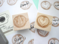 Latte art stamp, Wedding tree idea, Coffee lover, Coffee stamp