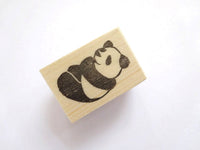 Baby panda adorable stamp