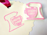 Mixer stamp, Baking lover gift, Homemade tag stamp, Unique rubber stamp, Cooking lover gift idea, Japanese rubber stamp