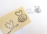 Honeybee rubber stamp, Baby shower invitations, Wedding stamp, Wedding bee rubber stamp, Personalized wedding stamp