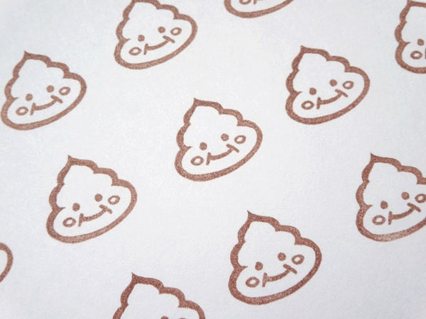 Poo rubber stamp, Toilet paper, Toilet stamp, Cute rubber stamps, Japa –  Japanese Rubber Stamps