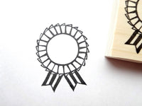 Rosette rubber stamp, Japanese stationery, Birthday party, Japanese rubber stamps