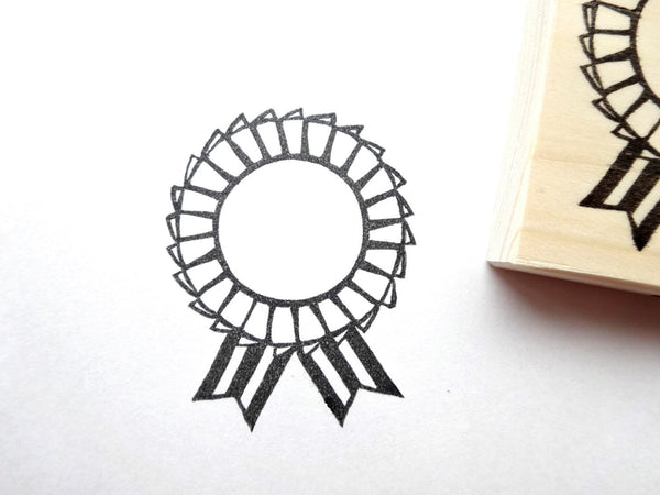 Rosette rubber stamp, Japanese stationery, Birthday party, Japanese rubber stamps