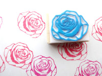 Rose wedding invitation stamp, Wedding rubber stamps, Japanese rubber stamp, Wedding flower