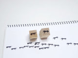 Ants rubber stamps, Unique stationery, Japanese rubber stamps, Unique rubber stamps