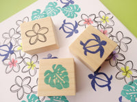 Hawaiian decor handmade stamps, Wedding decoration, Summer wedding