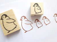 Penguin rubber stamp, Baby penguin, Christmas greetings, Japanese rubber stamps, Cute rubber stamps