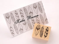 Boho feather wedding decoration stamp, Wedding rubber stamp, Cute rubber stamp, Japanese rubber stamp